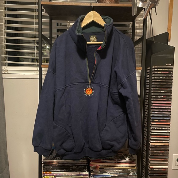 VINTAGE NEW ZEALAND HALF ZIP - Picture 2 of 8